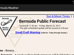 Bermuda Weather - Android Screenshot 3