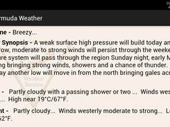 Bermuda Weather - Android Screenshot 2