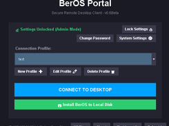 Main admin Screen