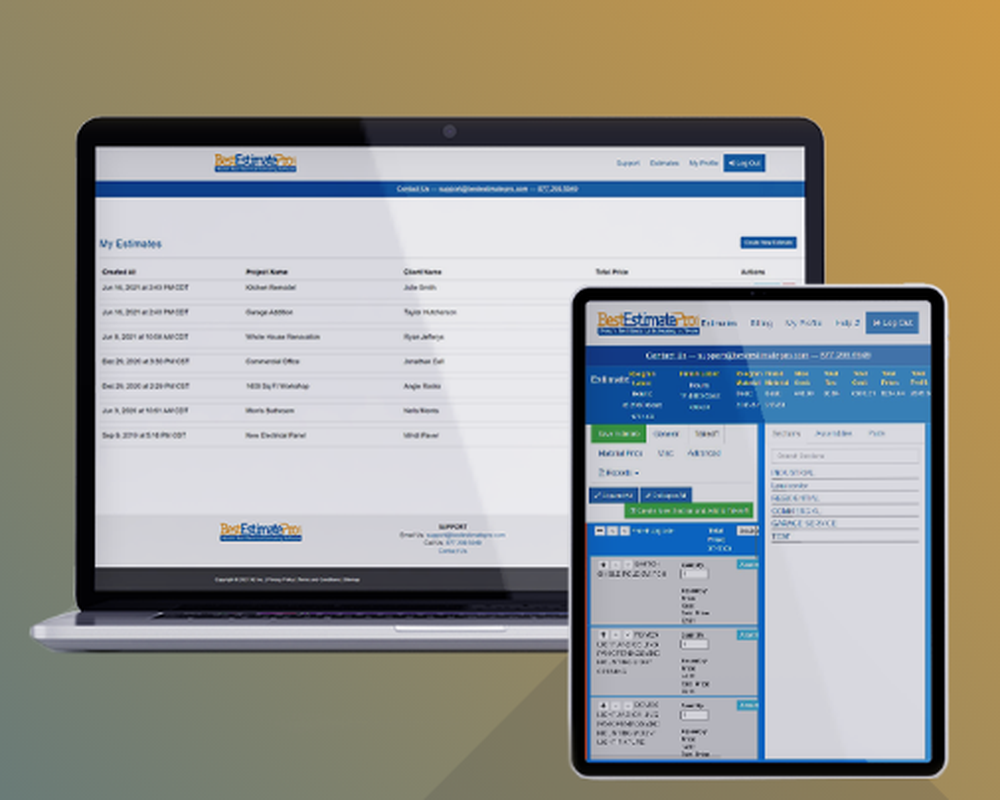 BestEstimatePro Screenshot 1