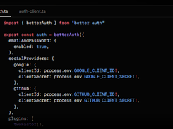 Better Auth Screenshot 2