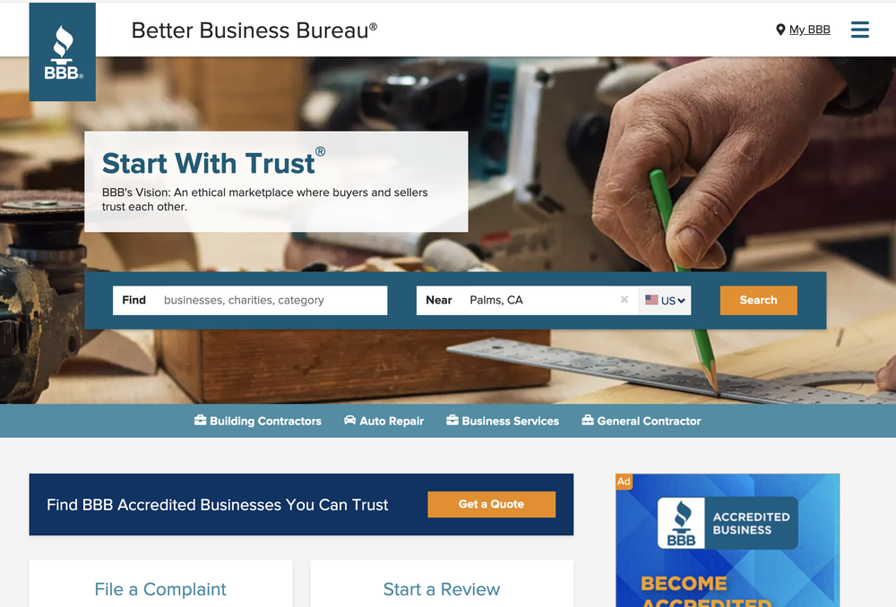 Better Business Bureau (BBB) Screenshot 1