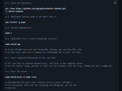 Better Chatbot Screenshot 1
