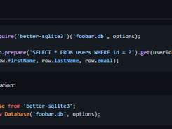better-sqlite3 Screenshot 1