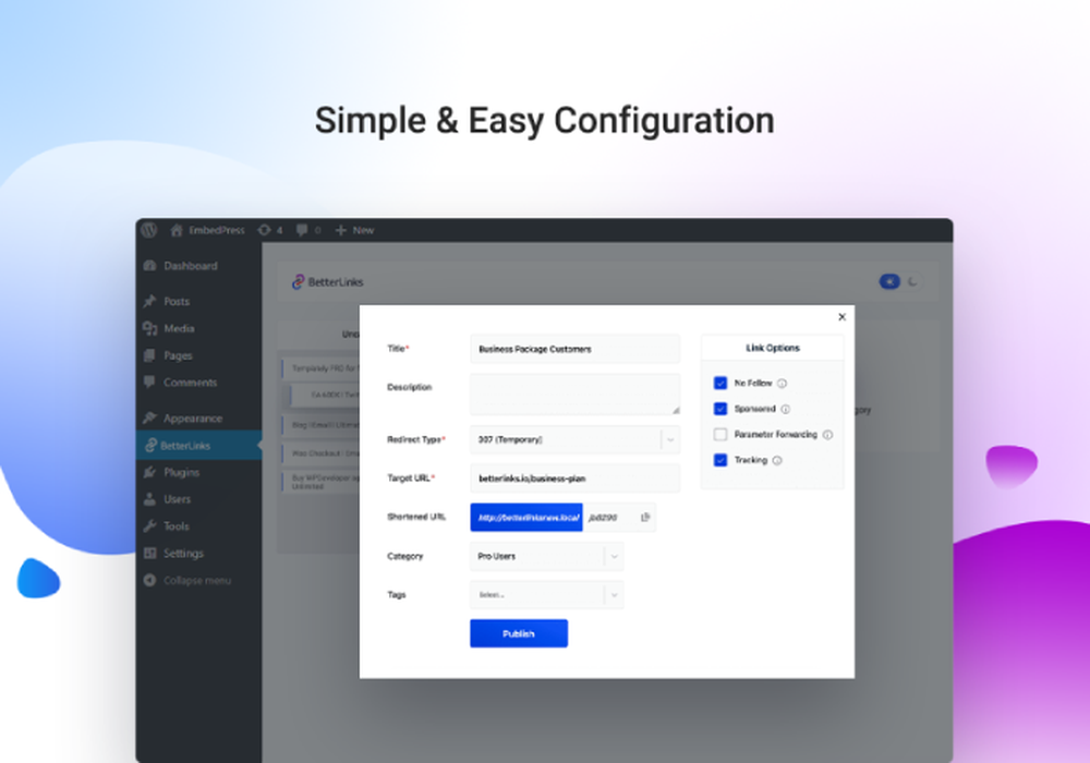 Simple & Easy Configuration