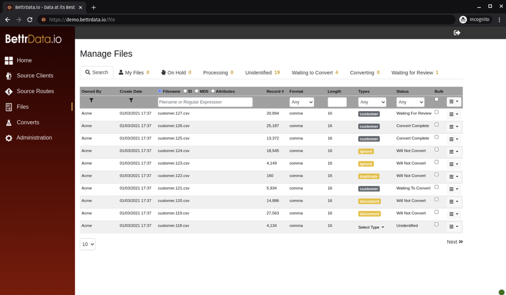 BettrData Screenshot 1