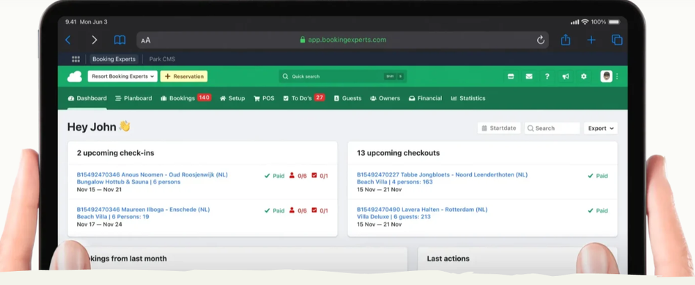 BEX PMS Screenshot 1