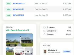 BEX PMS Screenshot 3