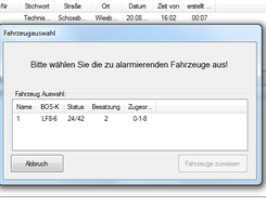 Fahrzeugauswahl