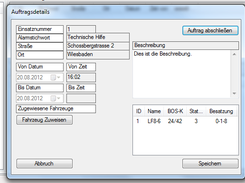 Auftragsdetails