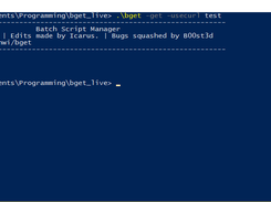 Bget in Powershell.