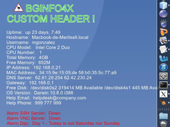 BGINFO4X for MACOSX