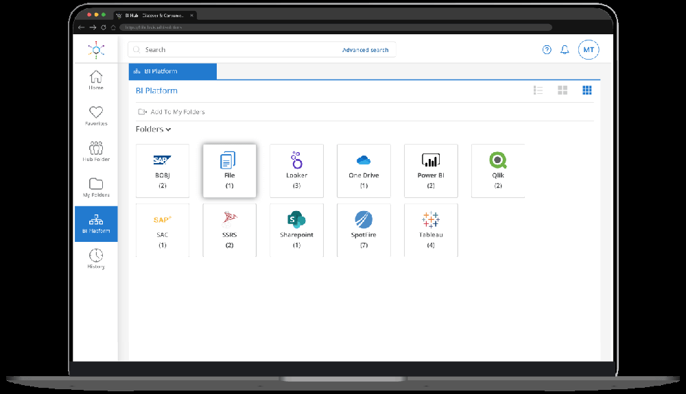 BI Hub Screenshot 1