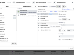 Quick data modelling
