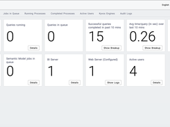 Sub-second query response time
