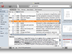 BibDesk main window