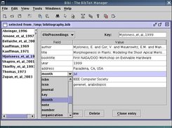 larger view of the entry editor