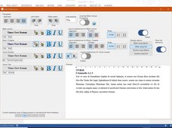 Setting style and layout preferences for inserted Bible quotes