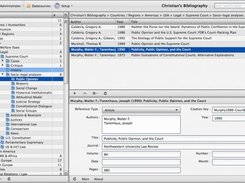 Bibliograph main workspace