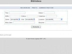 Search menu