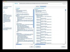 Applying template to generate DOT file of the bibliography