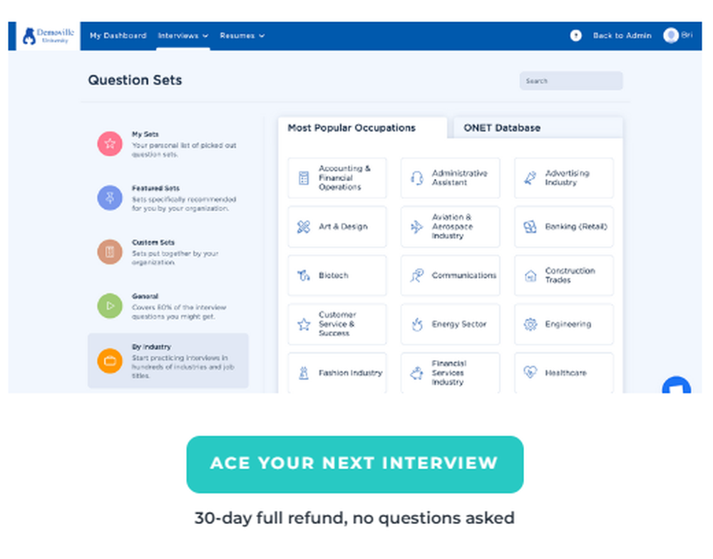 Big Interview Screenshot 1