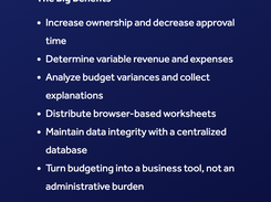 BigHand Budgeting and Forecasting Screenshot 1