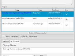 Search for copies by tag name