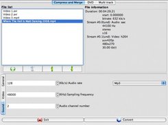 Main window and audio tab selected