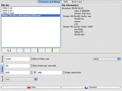 Main window and video tab selected