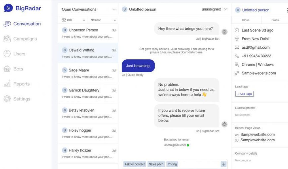 BigRadar Screenshot 1