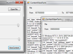 Big TextFile Tool in action