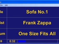 bigTunes shows you what's playing on iTunes in a large font