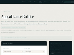 Appeal Letter Builder Tool: Policy & Citation Based Architecture