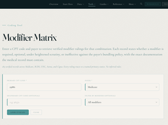 Modifier Matrix: Citation-based Modifier Rulings