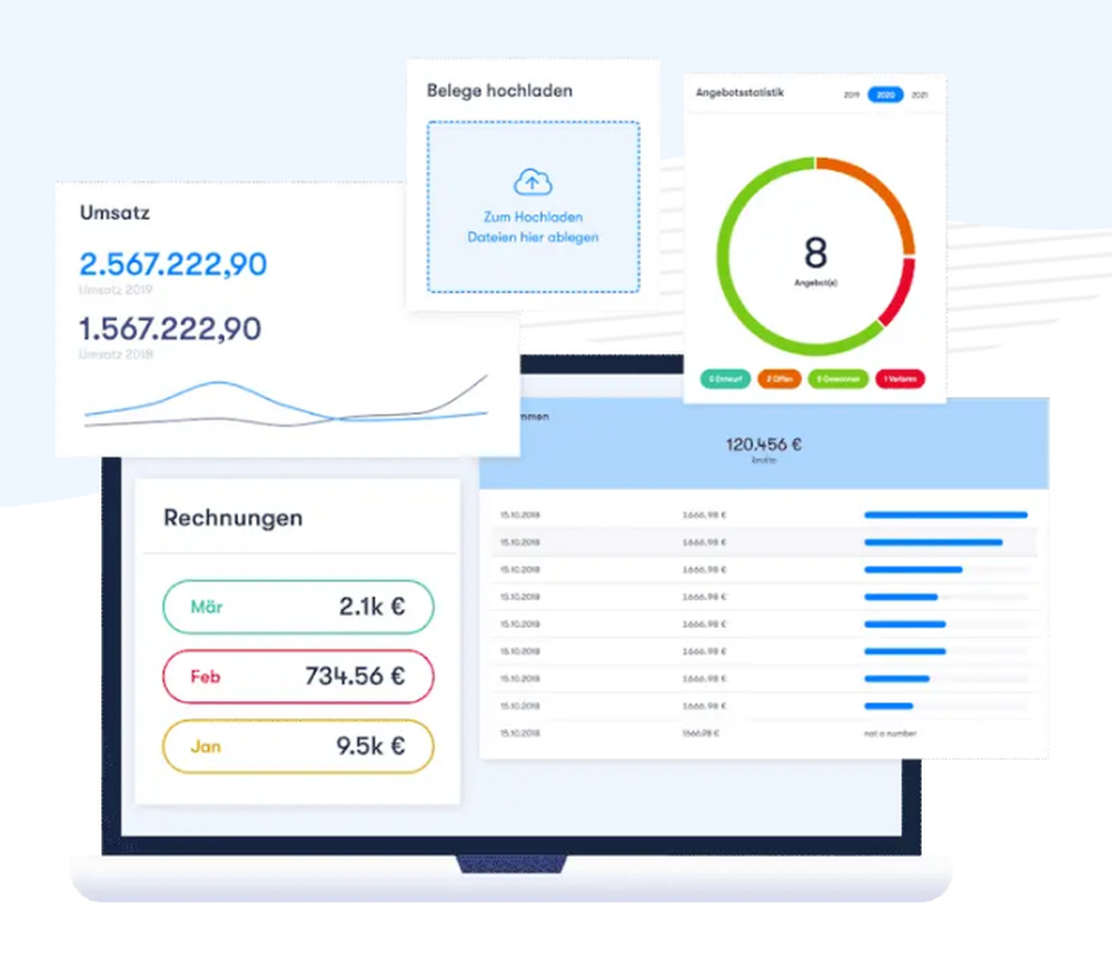Billomat Screenshot 1