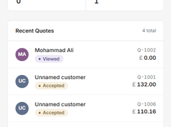 Create and manage quotes or invoices on the go, from any device.