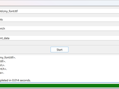 bin2cpp (GUI + console) Screenshot 1