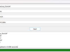 bin2cpp (GUI + console) Screenshot 1