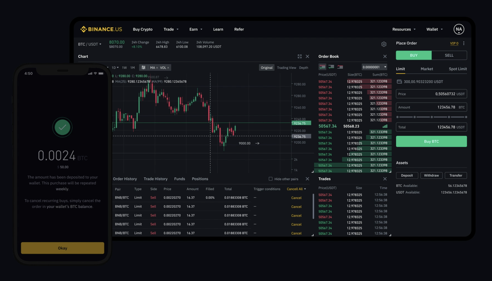 Binance.US Screenshot 1