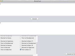 Convert decimal to base 21