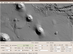 Mars MOLA with relief shading