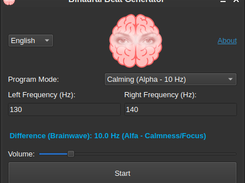 Binaural Beat Generator Screenshot 1