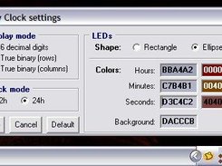 Binary Clock for WinXP Screenshot 4