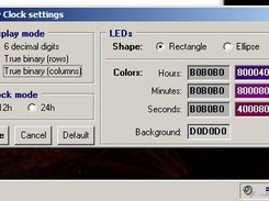Binary Clock for WinXP Screenshot 2