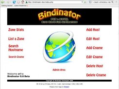 Bindinator Main Interface