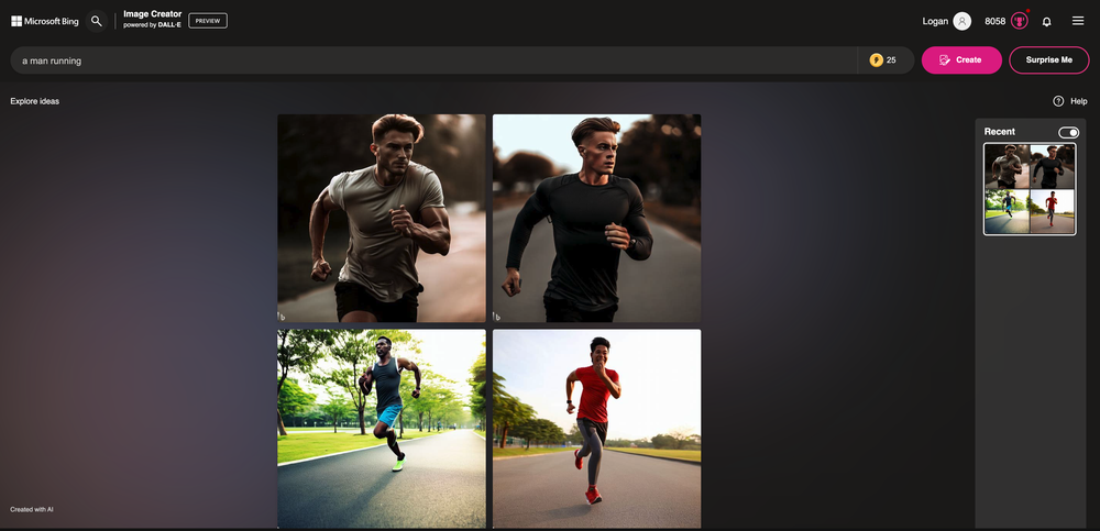 Bing Image Creator Screenshot 1