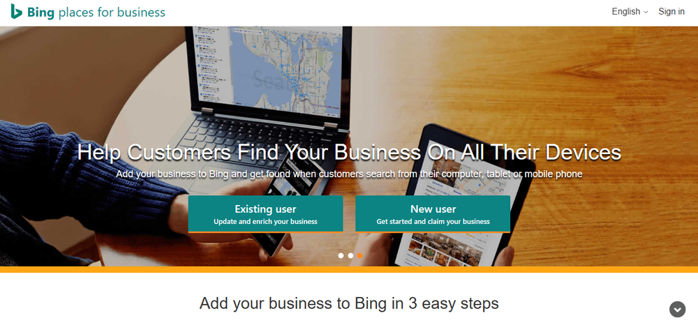 Bing Places Screenshot 1