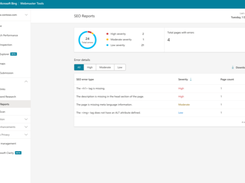 Bing Webmaster Tools Screenshot 3