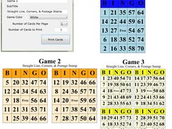 Screenshot of the Card Printer showing what the printed cards look like. 